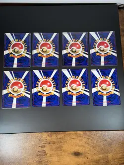 1998 Pokemon Japanese Vending Series 1 2 3 Cards Lot of 9 - Image 2