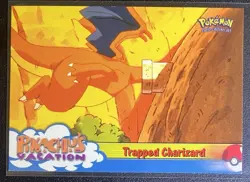 “Pikachu’s Vacation” Pokemon Topps Card - Trapped Charizard - Image 1