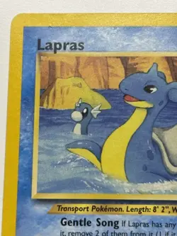 Lapras 12/18 Southern Islands Pokemon Card LP - Image 3