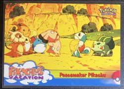 “Pikachu’s Vacation” Pokemon Topps Card - Peacemaker Pikachu - Image 1