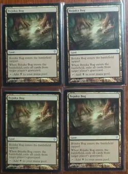 4x Bojuka Bog - MTG - Worldwake - Excellent NM Playset - Image 1