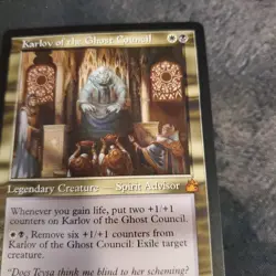 Karlov of the Ghost Council (Retro Frame) 369 Ravnica Remastered NM - Image 3