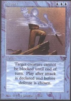 [1x] Teleport Played, English Legends MTG Magic - Image 1
