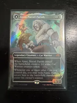 Ajani, Nacatl Pariah (Borderless) (Textured Foil) Modern Horizons 3 Foil - Image 1