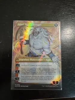 Ajani, Nacatl Pariah (Borderless) (Textured Foil) Modern Horizons 3 Foil - Image 2