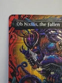 OB Nixilis, the Fallen Halo Foil Encyclopedia Of Magic Magic The Gathering 0042 - Image 3