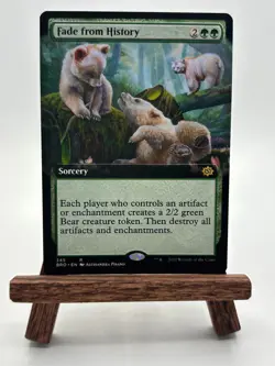 Fade from History (Extended Art)- BRO 345 MTG Magic The Gathering - Image 1