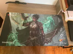 Magic the Gathering Grand Prix: 2018 Detroit Playmat - Vivien of the Arkbow - Image 1