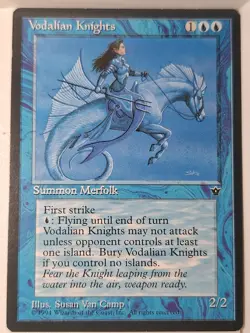 Vodalian Knights - Fallen Empires - Magic the Gathering MTG Nice! - Image 1