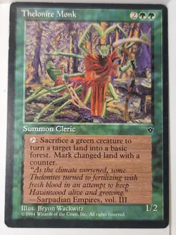 Thelonite Monk - Fallen Empires - Magic the Gathering MTG Nice! - Image 1