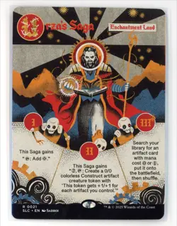 MtG SLC Urza's Saga #21 Borderless Encyclopedia Countdown Secret Lair Non-Foil - Image 1