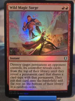 Wild Magic Surge Commander Legends: Battle for Baldur's Gate Foil - Image 1