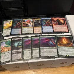 Magic The Gathering MTG Final Fantasy Lot Of Mythics & Rares (12 Cards) - Image 1