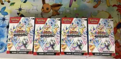 Pokemon TCG Prismatic Evolutions Booster Bundle - New Factory Sealed Lot Of 4 - Image 1