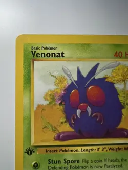 Venonat 63/64 1st Edition Jungle Set Pokemon NON HOLO TCG - Image 3