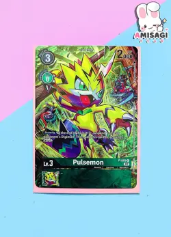 Digimon Trading Card Pulsemon P-069 02 Alt Art PROMO Karte Tournament Pack - Image 1