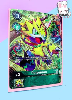 Digimon Trading Card Pulsemon P-069 02 Alt Art PROMO Karte Tournament Pack - Image 2