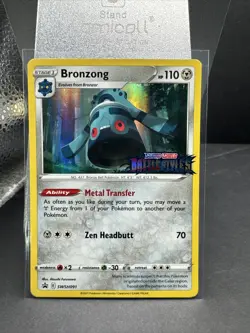 Pokemon Bronzong SWSH091 Battle Styles Prerelease Promo Foil - Image 1