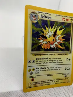 Jolteon Jungle 4/64 Holo Rare No Symbol ERROR Misprint Pokemon TCG - Image 4