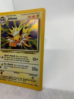 Jolteon Jungle 4/64 Holo Rare No Symbol ERROR Misprint Pokemon TCG - Image 5