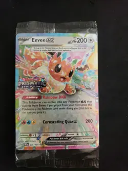 2025 Pokemon Prismatic Evolutions Eevee Ex Surprise Box Sealed Promo 075/131 - Image 1