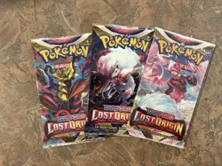Lot Of 3 | Pokemon TCG SWSH Lost Origin Booster Packs | Factory Sealed - Image 1