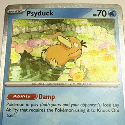Pokemon TCG - Psyduck 007 Black Star Promo Mega Evolution - NM 1B - Image 2