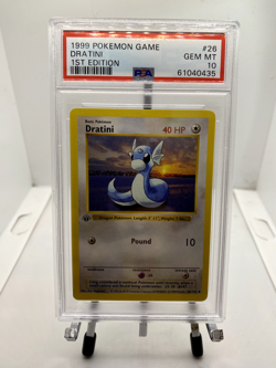 1999 Pokemon Game Dratini 1st Edition PSA 10! - Image 1