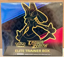 Pokemon TCG: Crown Zenith Elite Trainer Box - ETB Factory Sealed NEW - Image 1