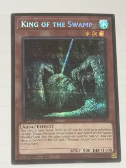 Yugioh! LP King of the Swamp - SBC2-ENI23 - Prismatic Secret Rare - 1st Edition - Image 1