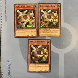 x3 Playset YUGIOH Droll & Lock Bird (Alt Art) - RA02-EN006 - Super Rare NM - Image 1