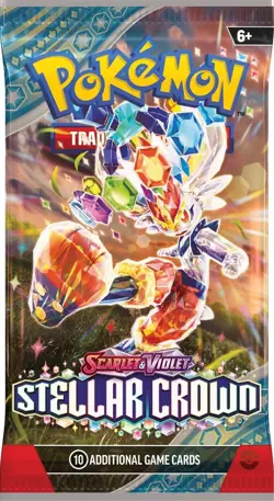 Pokemon TCG Card Game Scarlet & Violet - Stellar Crown Booster Pack - Image 1