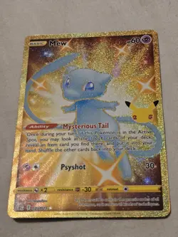 Pokemon Card Mew 025/025 Celebrations 25th Anniversary Near Mint, Fast Ship - Image 1