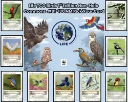 Life TCG Birds 1st Edition Non-Holo Commons #81-130 Near Mint Pick Your Card - Image 1