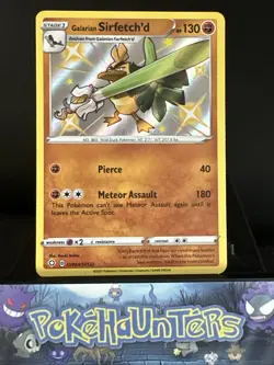 Pokemon Card Galarian Sirfetch’d SV064/SV122 Shining Fates Baby Shiny Vault NM - Image 1