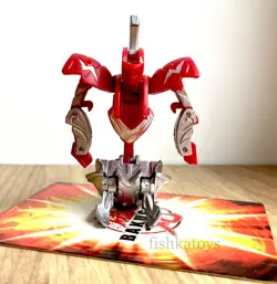 Bakugan Mechtanium Surge Wolfurio Pyrus 800-810G Metal Parts with CARD - Image 2
