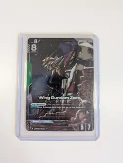 Gundam Card Game - Newtype Rising - Wing Gundam Zero - GD01-024 LR+ - Alt Art - Image 1