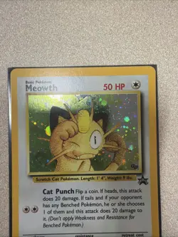 MEOWTH - #10 Black Star Promo - Holo - Pokemon Card - Image 2
