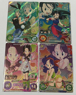 Super Dragon Ball Heroes Bandai Japanese Card UGM10-GCP 1-4 Set - Image 1