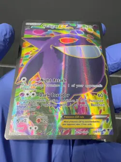 Gengar EX - 114/119 - Pokemon Phantom Forces XY Full Art Card Near Mint - Image 1