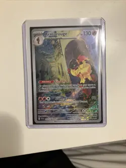 Armarouge 203/198 Scarlet & Violet Base Pokemon TCG Card Holo Illustration Rare - Image 1