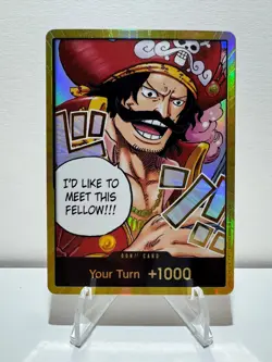 DON!! Card (Gol.D.Roger) (Gold) Carrying On His Will Foil - Image 1