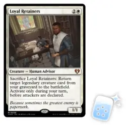LOYAL RETAINERS Commander Masters Magic MTG MINT CARD - Image 1