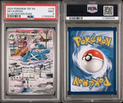 Metagross 178/162 PSA 9 Mint Temporal Forces Illustration Rare Pokemon Card - Image 1