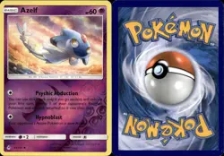 Azelf 43/131 - Sun Moon - Forbidden Light - Reverse Holo - Pokemon Card - LP - Image 1
