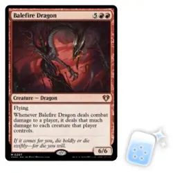BALEFIRE DRAGON Commander Masters Magic MTG MINT CARD - Image 1