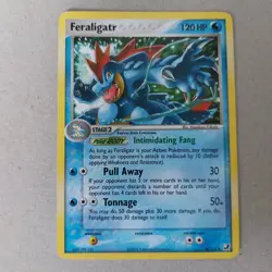 Feraligatr 4/115 EX Unseen Forces Non Holo Nintendo Pokemon Card - Image 1