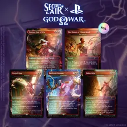 MTG Secret Lair Playstation 🌟Foil🌟 PRESALE God of War: Greek Confirmed Order - Image 1
