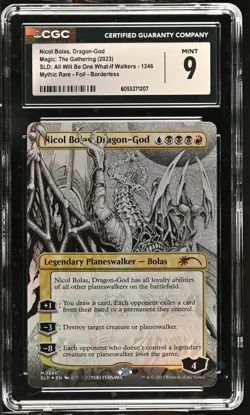 NICOL BOLAS, DRAGON-GOD Secret Lair Foil Mythic CGC 9 MTG [Nostalgium] - Image 1