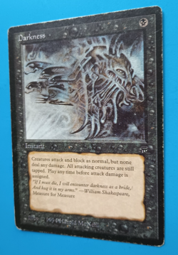 Magic the Gathering MTG Legends DARKNESS MP C 1994 Vintage!! - Image 2